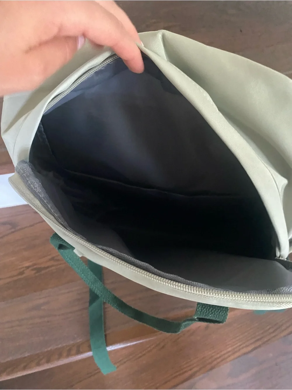 Sage green medium sized school bag two Insulated Stainless Steel Water Bottle